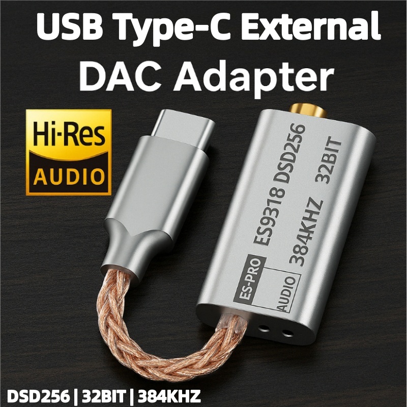 Usb C Earphone - Amplificador de fone de ouvido USB