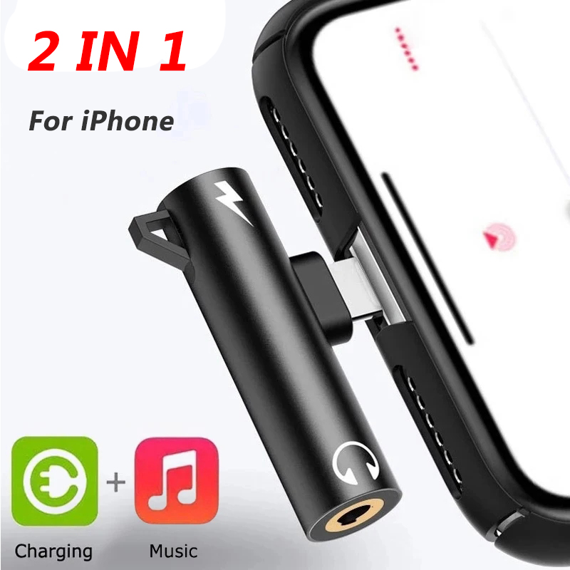 Earphone Splitter Jack - Divisor adaptador 2 em 1 para