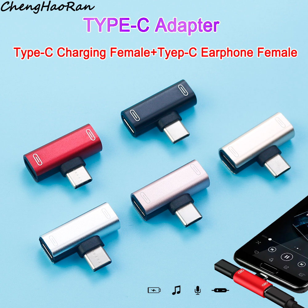 Usb C Earphone - 1/2 Peças Adaptador USB C 3