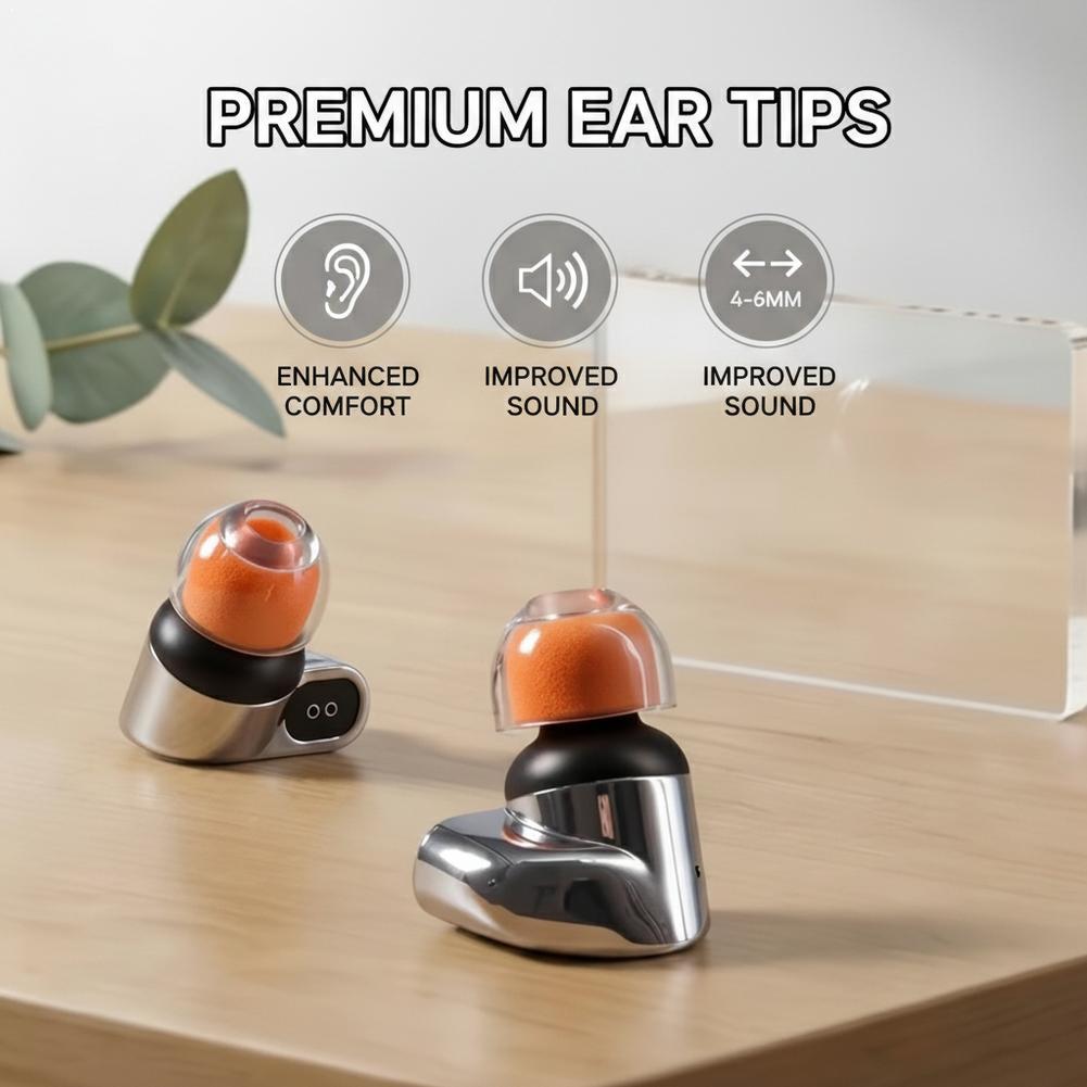 Silicone Ear Tip Replacement - Ponteiras de silicone macio para substituição