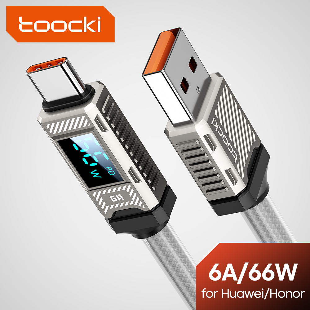 Usb C Earphone - Toocki pd 66w cabo usb c