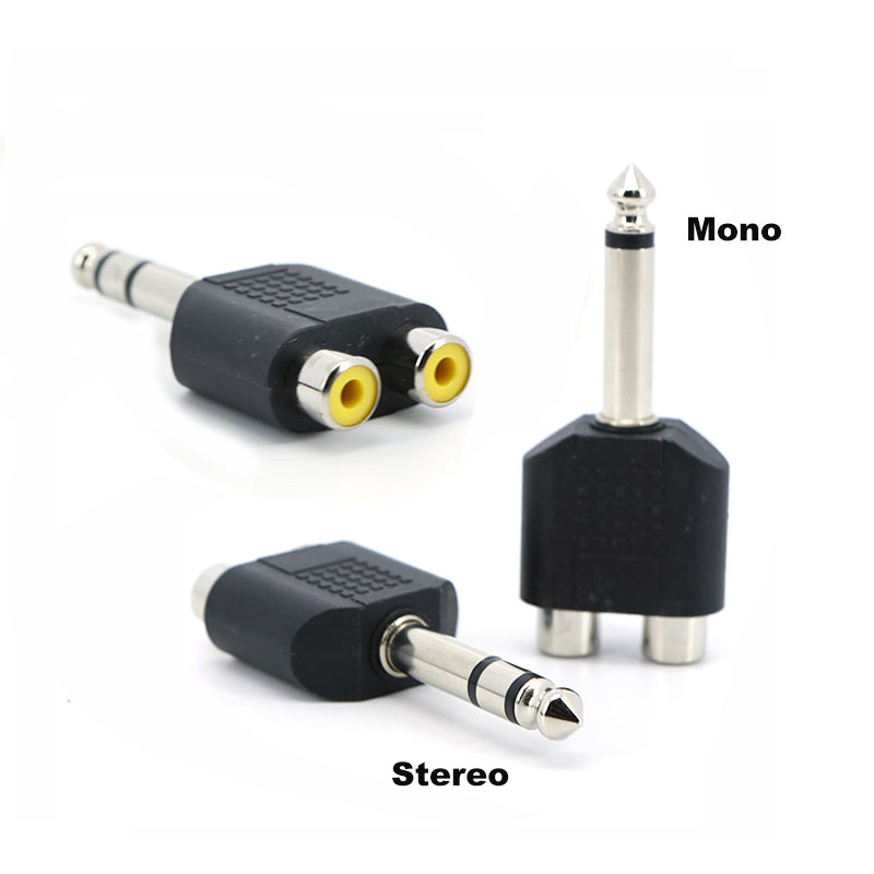 Audio Splitter Y - Conector Divisor Y de Áudio Mono