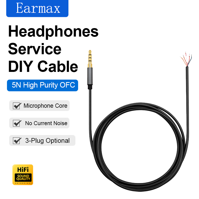 Usb C Earphone - 3.5mm fone de ouvido com microfone