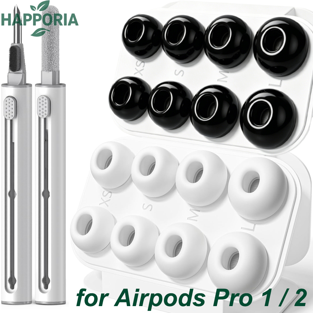 Silicone Ear Tip Replacement - Ponteiras de Silicone Líquido HAPPORIA para