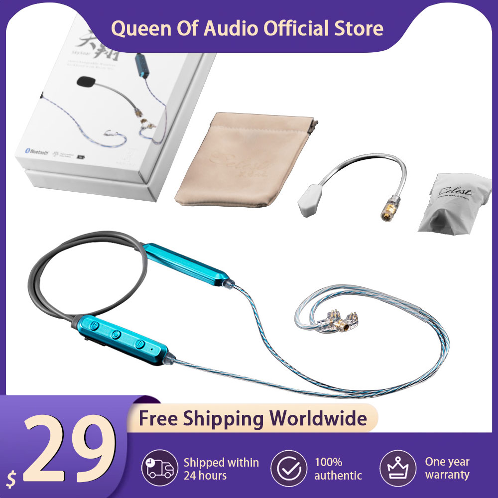 Wired Earphone Mic - Celest SkySoar Cabo de Fone de