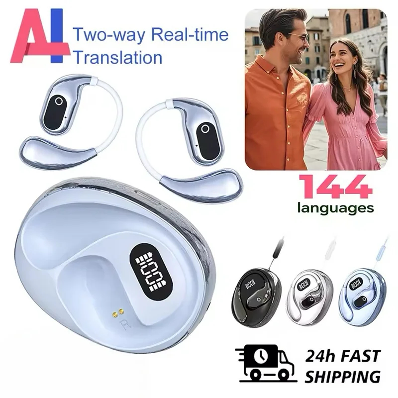 Bluetooth Headset On Ear - Fones de ouvido tradutores XG99 com