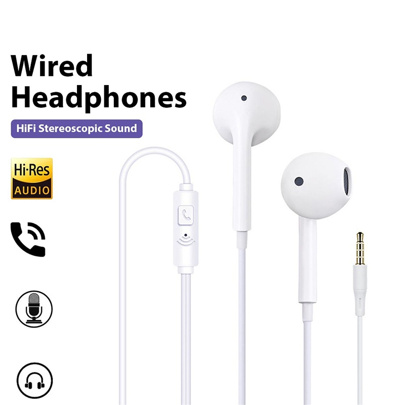 Audiophile Headphone Wired - 3.5mm com fio fone de ouvido