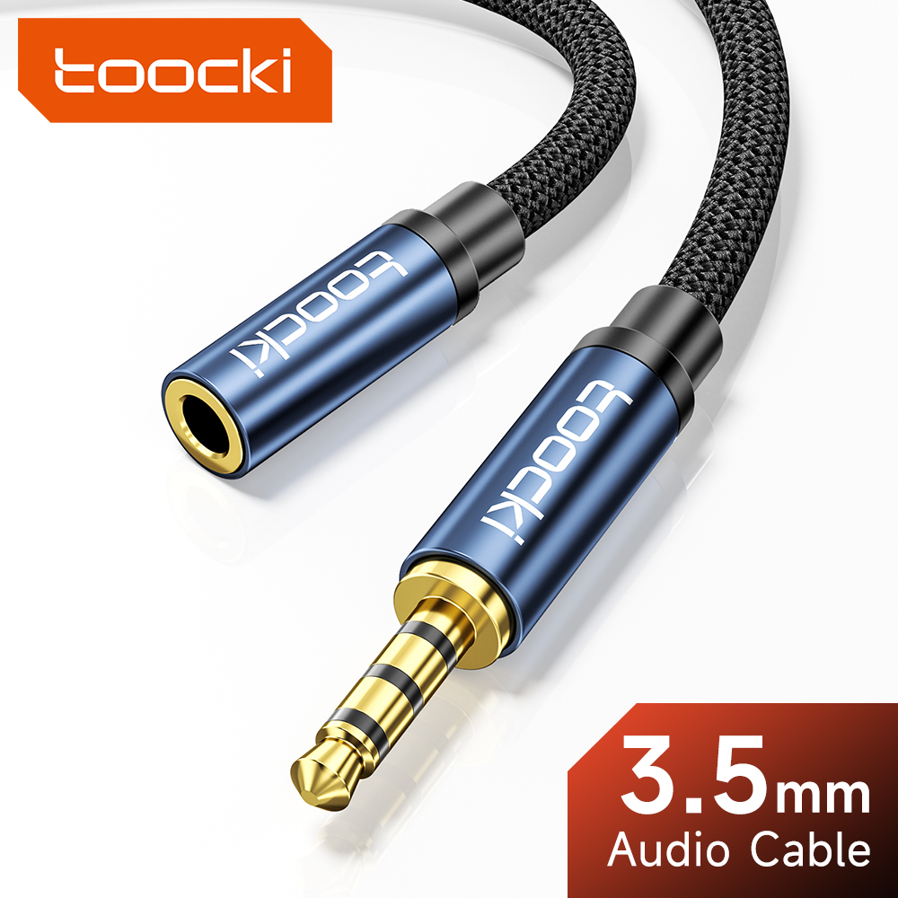 Cable Extension 3.5 - Toocki 3.5mm jack aux cabo suporte