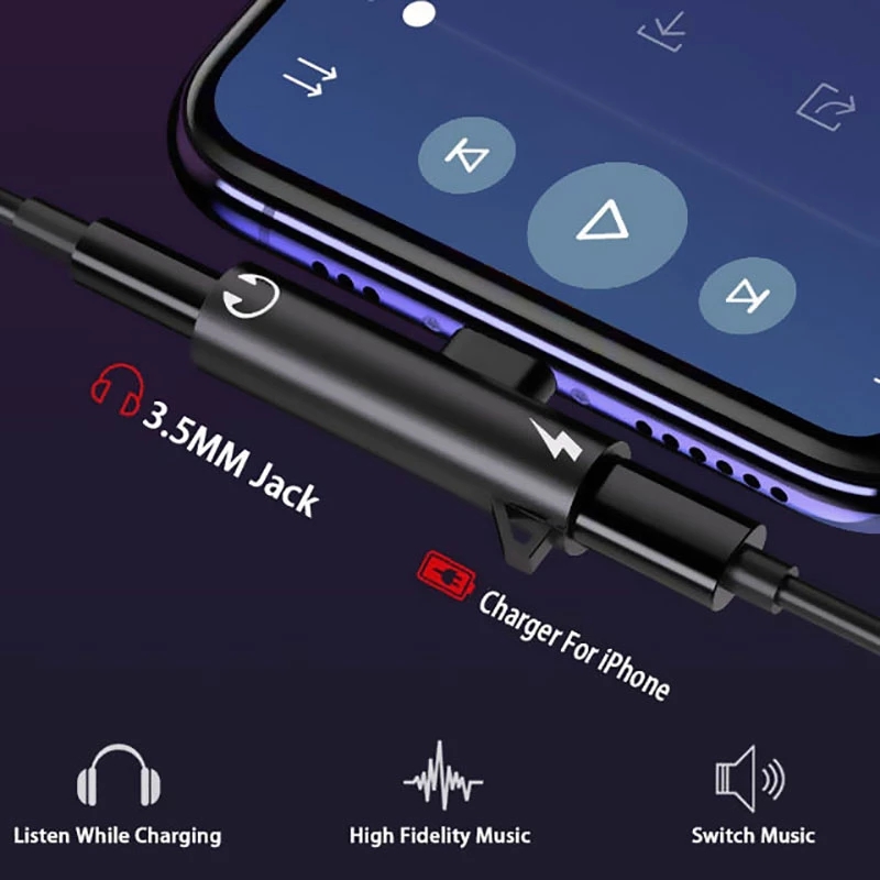 Divisor adaptador 2 em 1 para  - Earphone Splitter Jack avaliação e preço