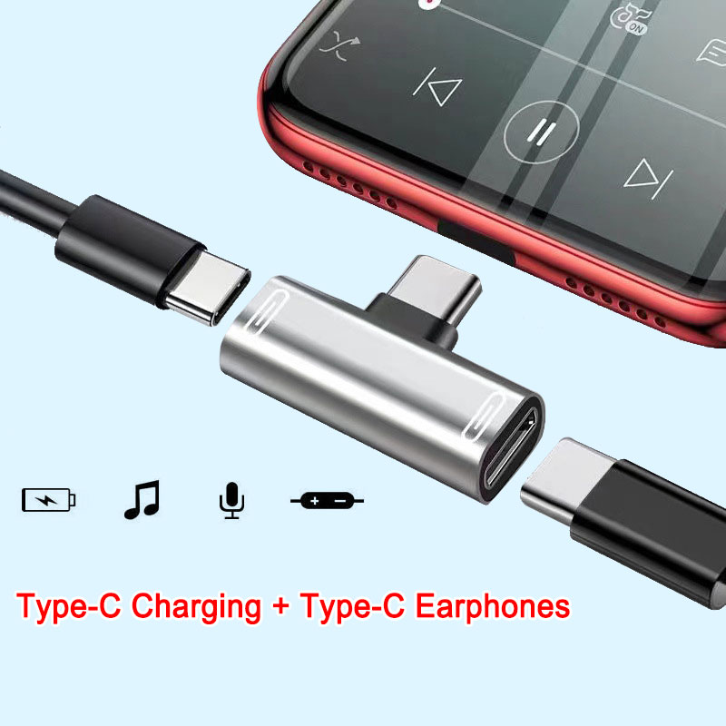 1/2 Peças Adaptador USB C 3 em - Usb C Earphone avaliação e preço