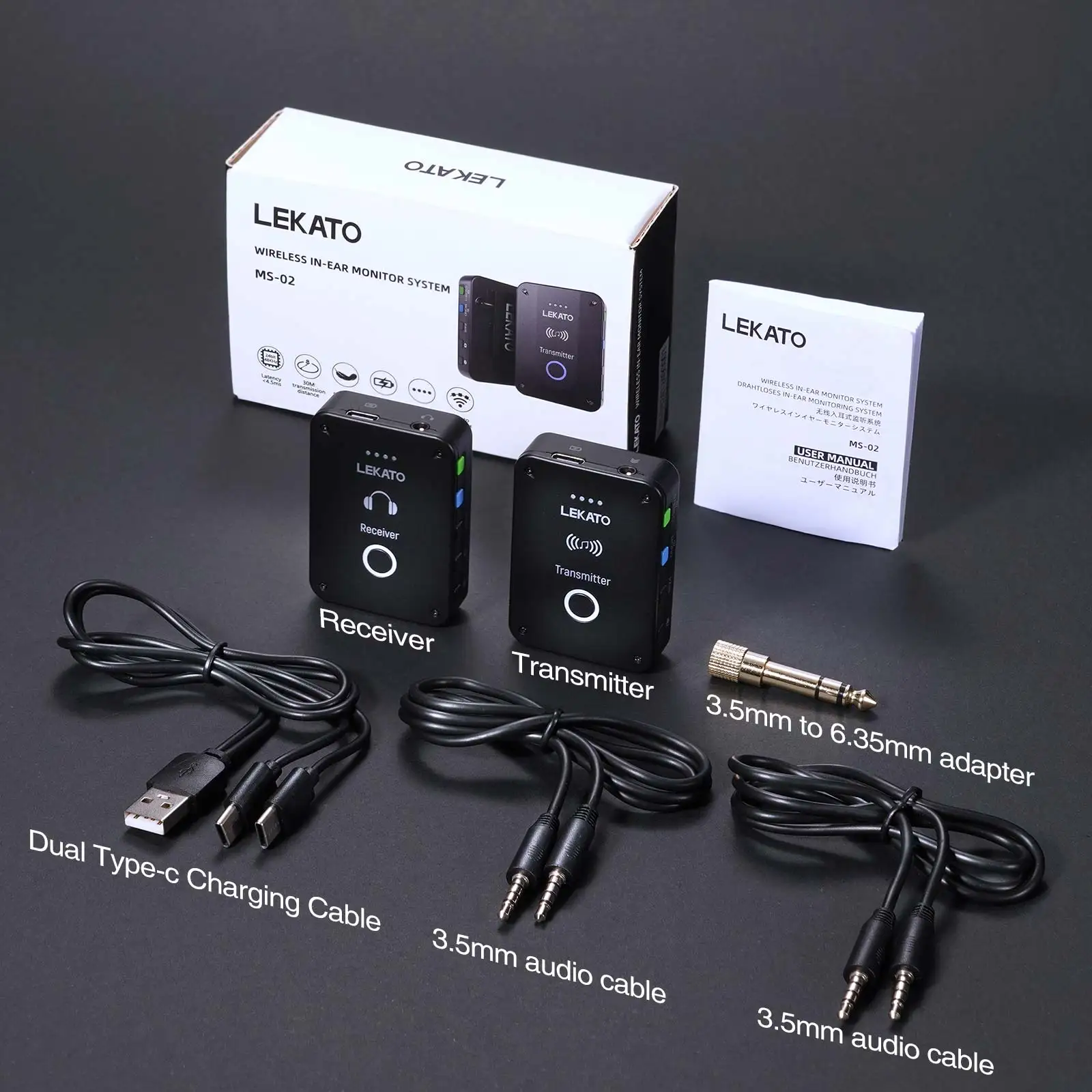Lekato Ms-02 Sistema Iem sem f - In Ear Monitor Iem avaliação e preço