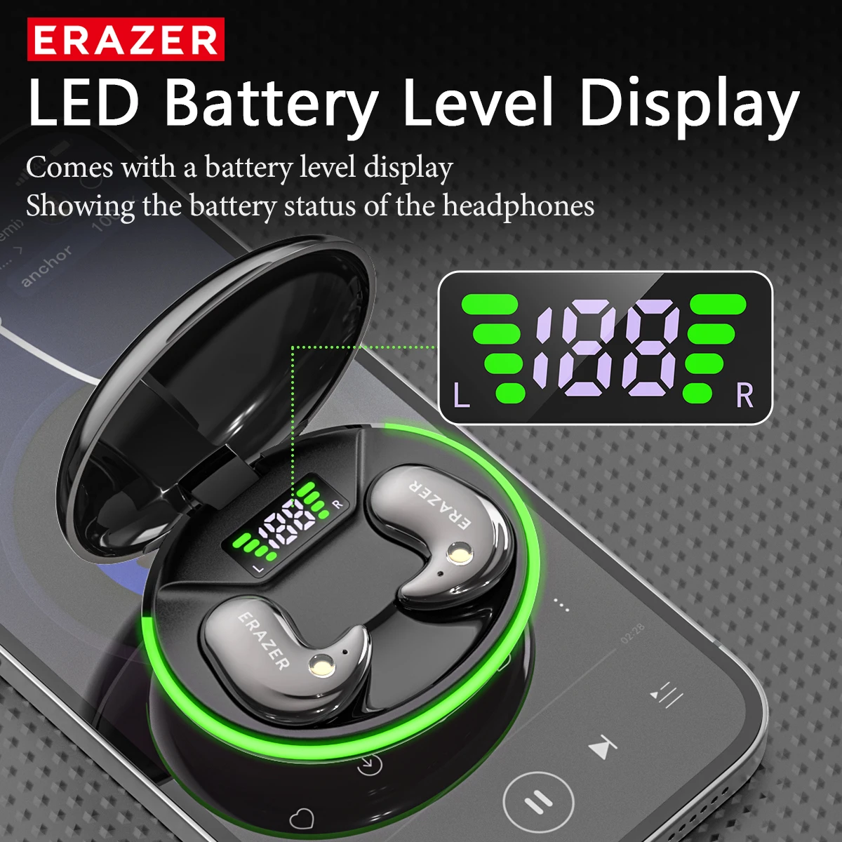Fones de Ouvido Bluetooth Intr - Wireless Earbuds Tws avaliação e preço