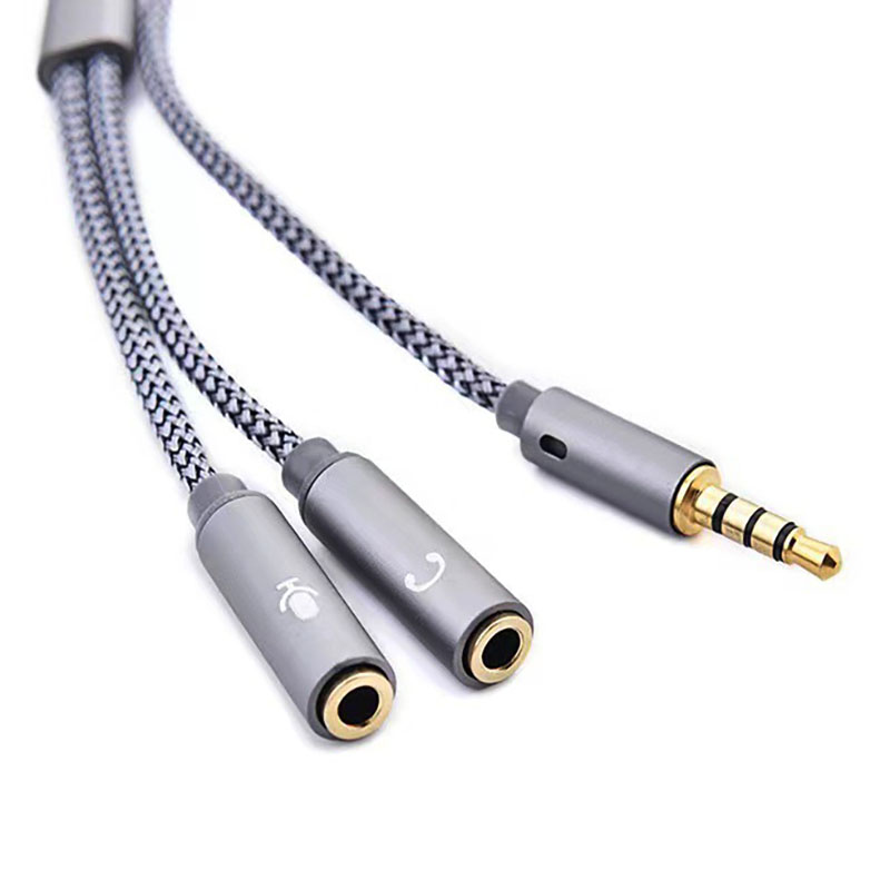 Divisor de áudio de 3,5 mm Y J - Audio Splitter Y avaliação e preço