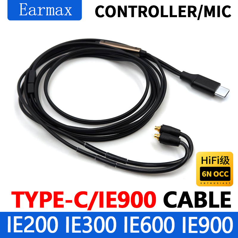 Para sennheiser ie900 ie600 ie - Usb C Earphone avaliação e preço