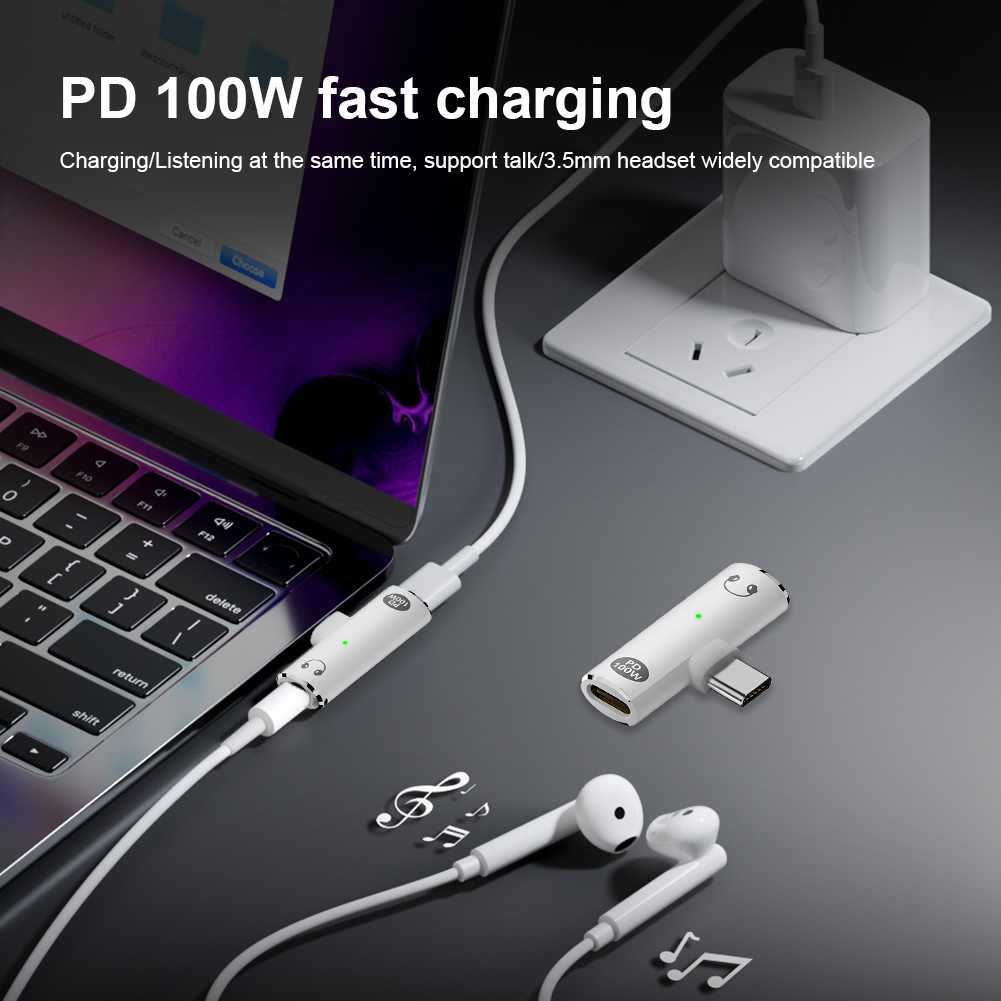 Adaptador aux de áudio 2 em 1, - Earphone Splitter Jack avaliação e preço