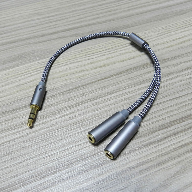 1 peça 3.5mm divisor de áudio  - Earphone Splitter Jack avaliação e preço