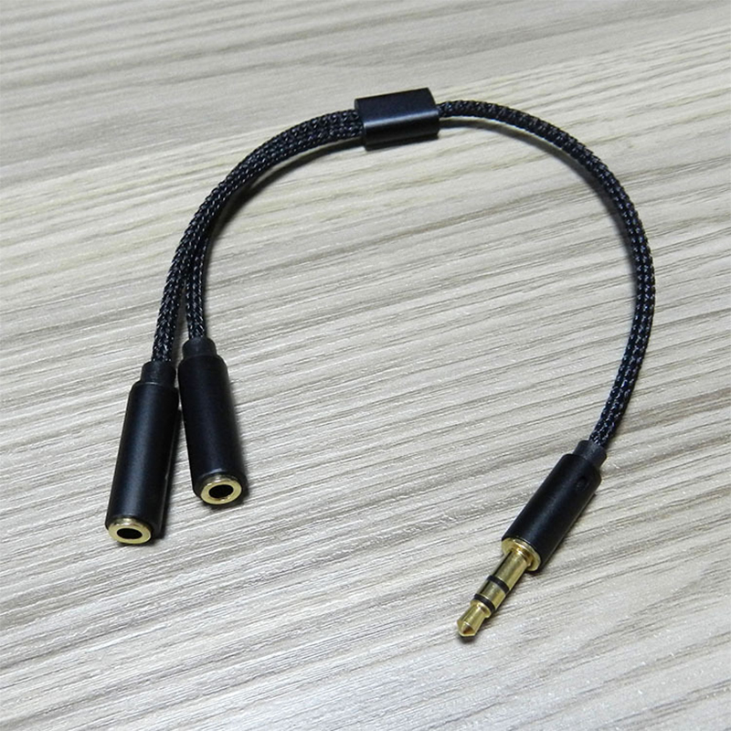 1 peça 3.5mm divisor de áudio  - Earphone Splitter Jack avaliação e preço