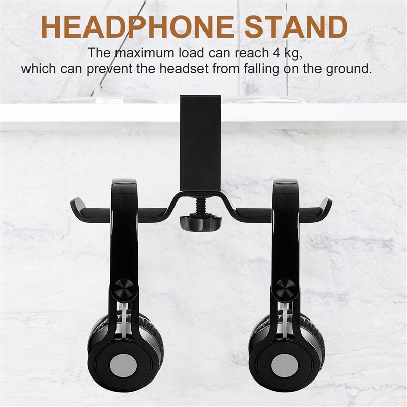 Suporte Duplo para Fones de Ou - Headphone Stand Desk avaliação e preço